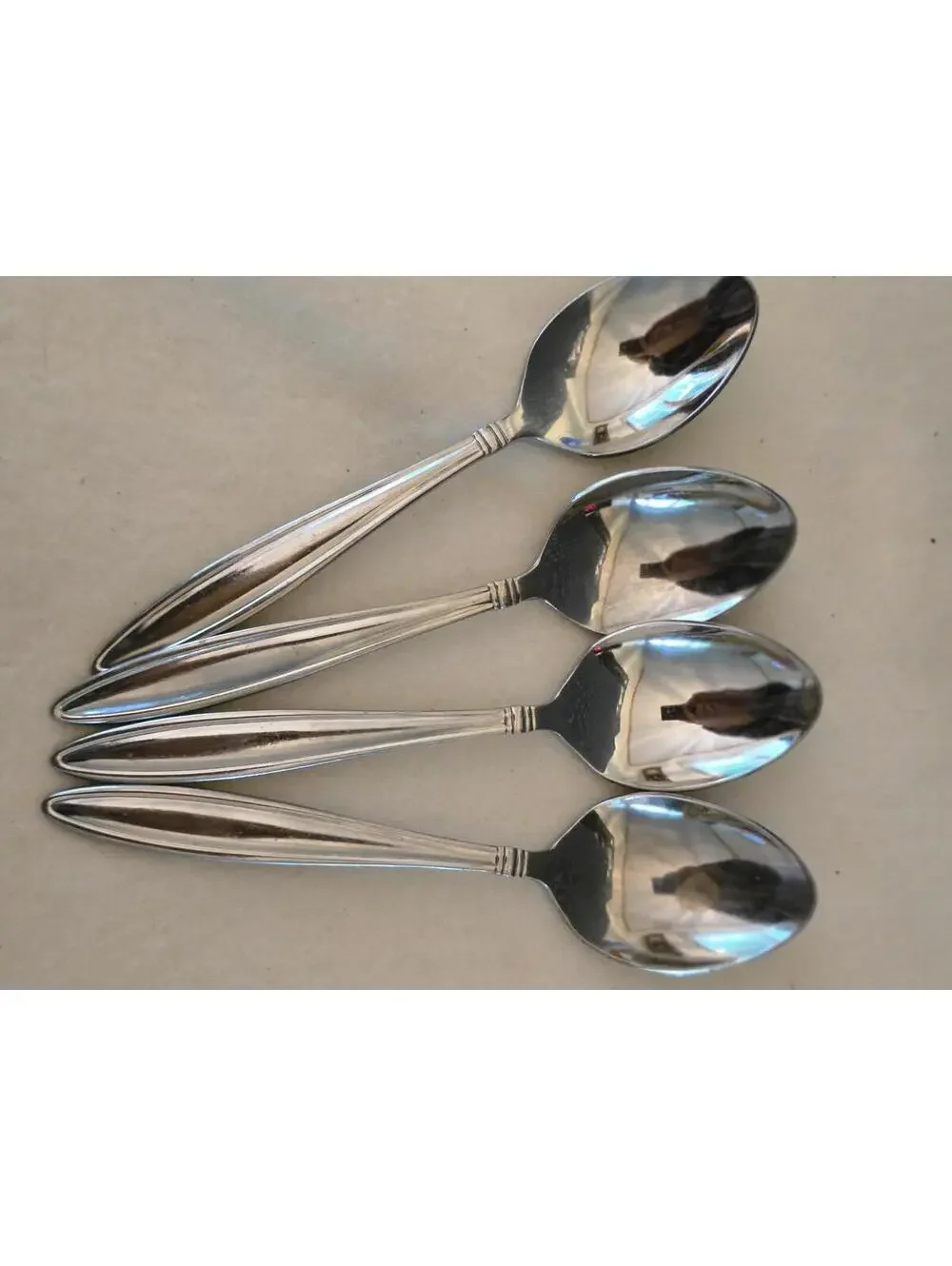 Reed & Barton Celebration Stainless Korea Teaspoons Set of 4 Flatware